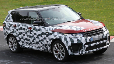 тестовый прототип Range Rover Sport RS 