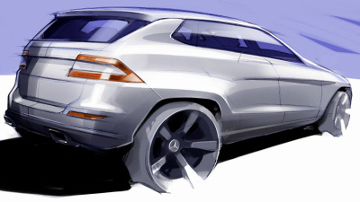 предполагаемая внешность Mercedes-Benz MLC 