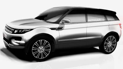 предполагаемая внешность Range Rover Evoque XL 