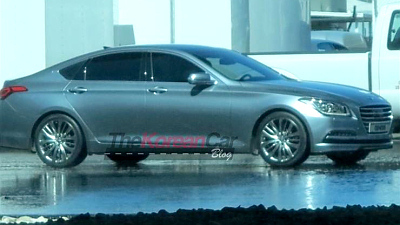 шпионская фотография Hyundai Genesis