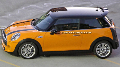 шпионская фотография нового MINI Cooper 