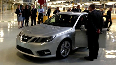 Saab 9-3 на заводе в Тролльхэттане