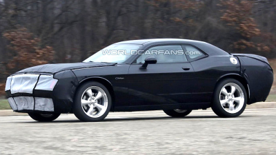 тестовый прототип обновленного Dodge Challenger 