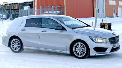 тестовый прототип Mercedes-Benz CLA Shooting Brake 