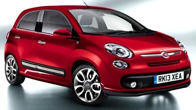 предполагаемая внешность пятидверного Fiat 500 