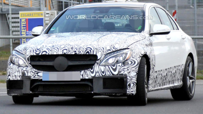 тестовый прототип Mercedes-Benz C63 AMG 