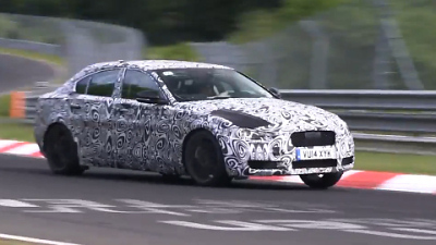 тестовый прототип Jaguar XE 