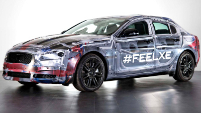 тизер Jaguar XE