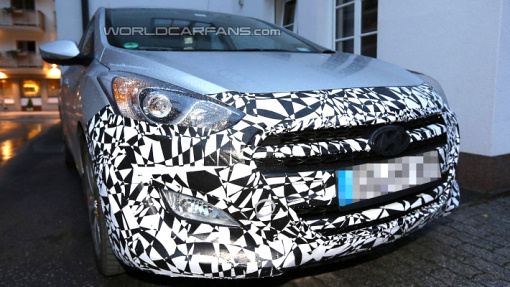 Шпионская фотография обновленного Hyundai i30