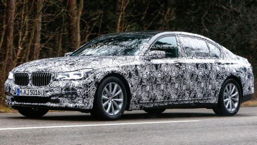 Тестовый прототип BMW 7-Series 2016