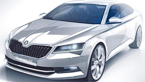 Тизер Skoda Superb нового поколения 