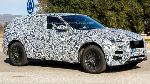 Тестовый прототип Jaguar F-Pace