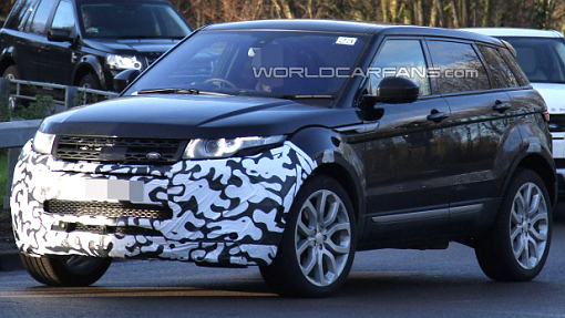 Тестовый прототип Range Rover Evoque 