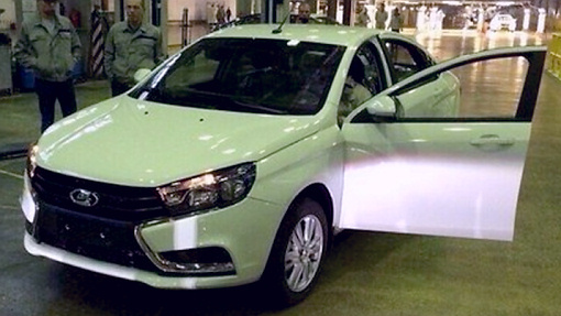 Серийная версия Lada Vesta