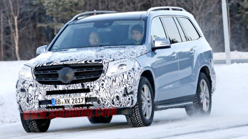 Тестовый прототип Mercedes-Benz GLS