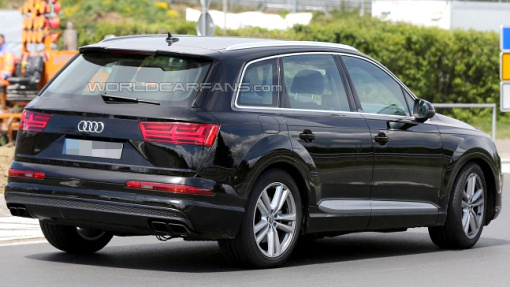Тестовый прототип Audi SQ7