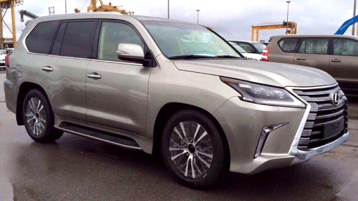 Шпионское фото Lexus LX 2016