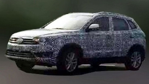 Тестовый прототип кроссовера Volkswagen 