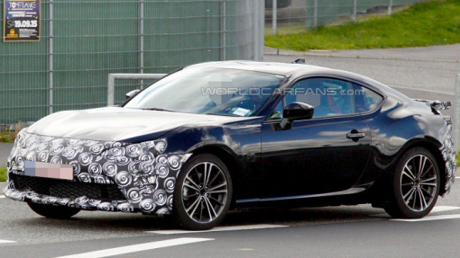 Тестовый прототип обновленного купе Toyota GT 86