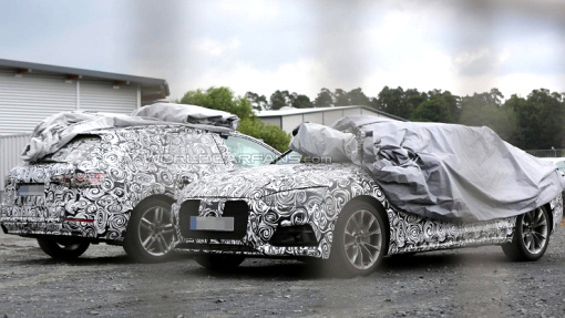 Тестовые прототипы Audi A4 Avant и Audi A5 Coupe