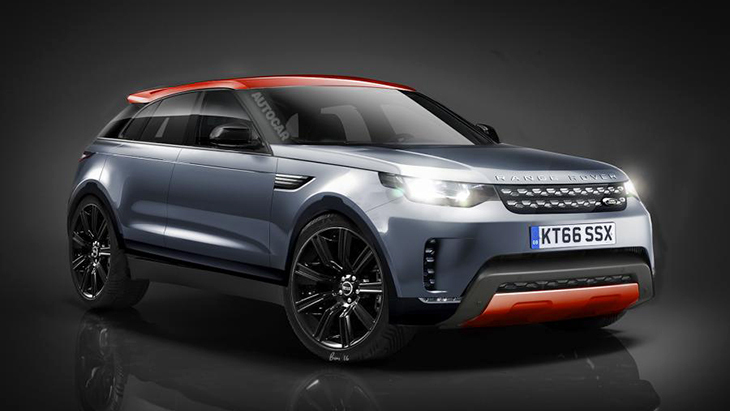 Неофициальный рендер Range Rover Sport Coupe
