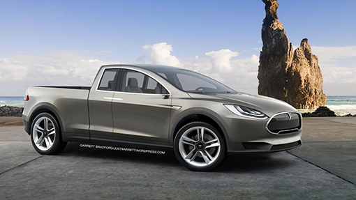 Рендер пикапа Tesla
