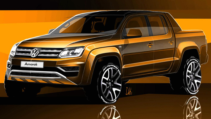 Тизер Volkswagen Amarok