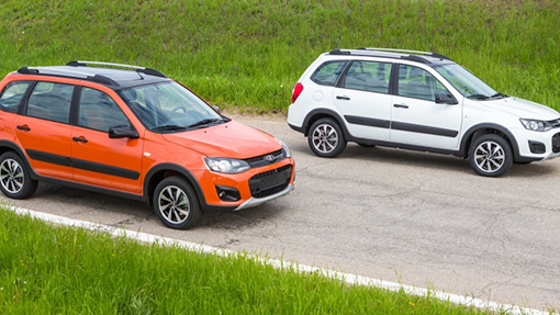 Lada Kalina Cross Black Line