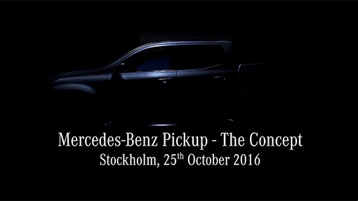 Тизер пикапа Mercedes-Benz