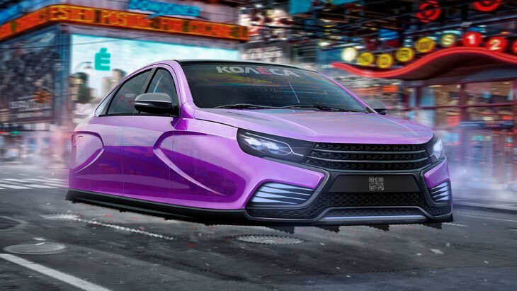 Летающая LADA Vesta