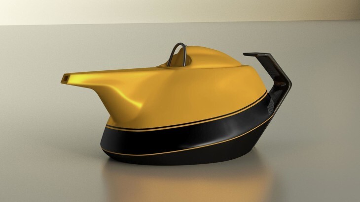 Юбилейный чайник Renault Yellow Teapot