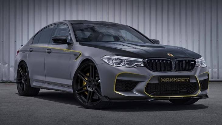 Официальный тизер модернизированного BMW M5 by Manhart