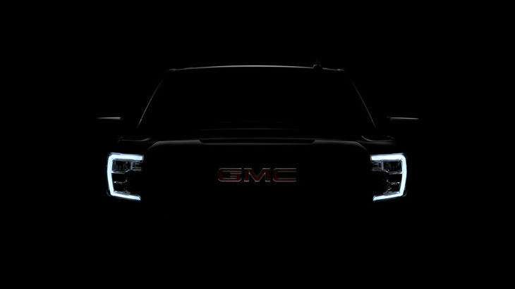 Тизер пикапа GMC Sierra нового поколения