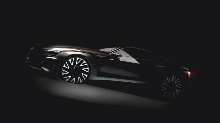 Официальный тизер электрокара Audi E-Tron GT